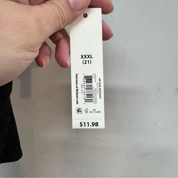 No boundaries black bodysuit new with tag size XXXL - Picture 3 of 4